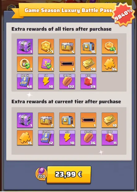 Last War Season 5 Wild West Battle Pass 2