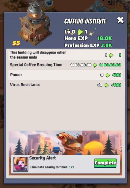 Last War Season 5 Wild West Caffeine Institute How to Unlock