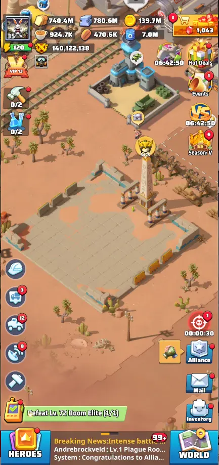 Last War Season 5 Wild West Protectors Field