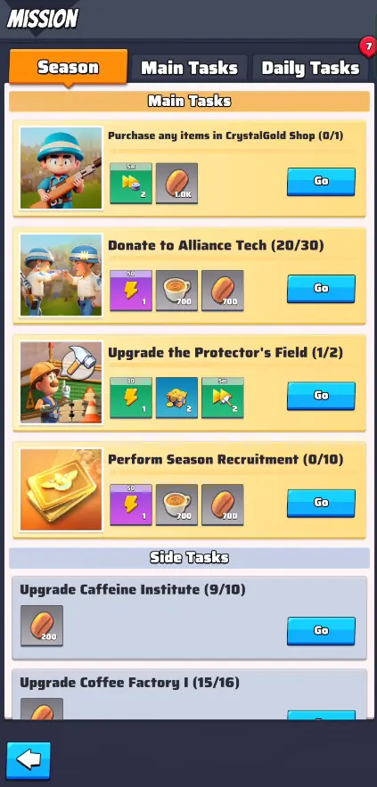 Last War Season 5 Wild West Quests