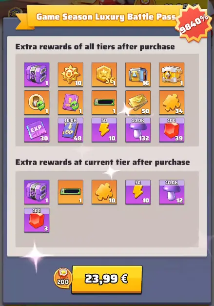 Last War Season 6 Lost Rainforest Battle Pass 2