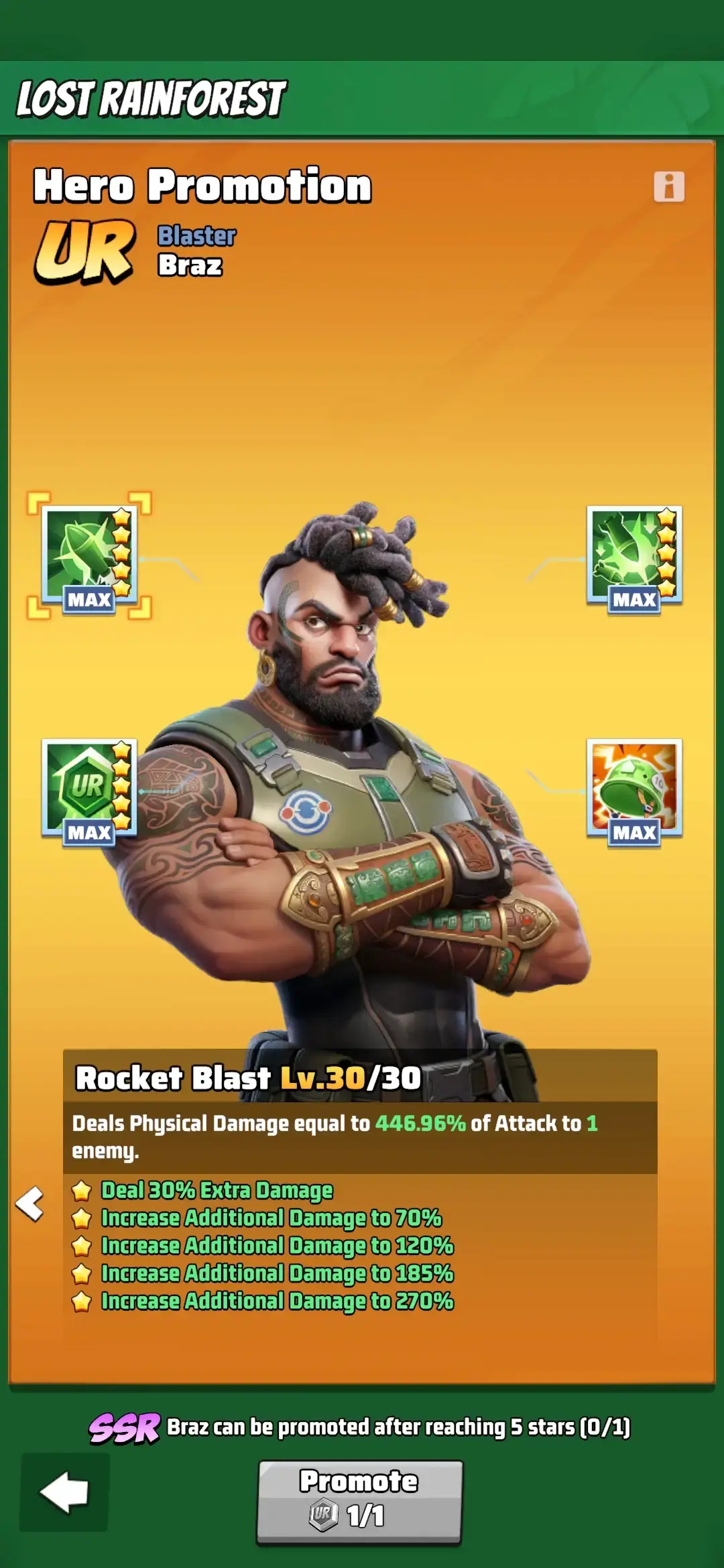 Last War Season 6 Lost Rainforest Braz UR Upgrade