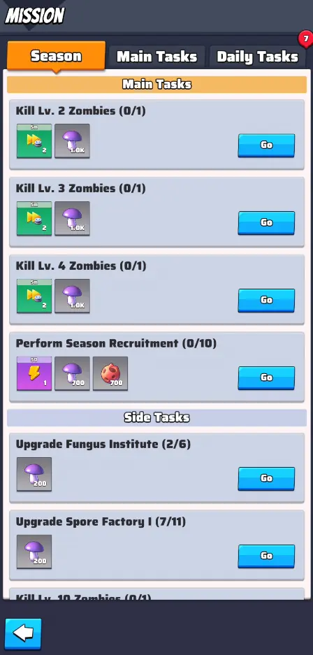 Last War Season 6 Lost Rainforest Quests 1