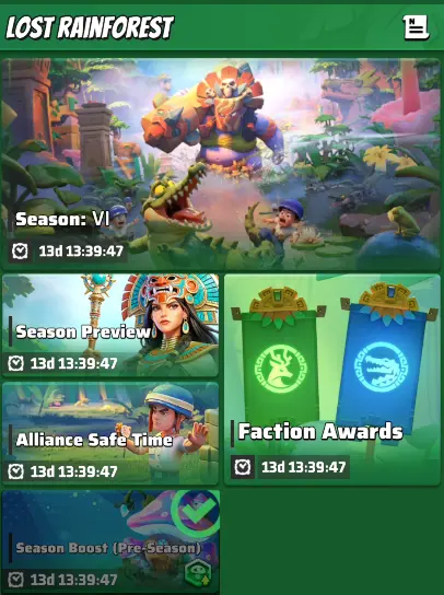 Last War Season 6 Lost Rainforest Timeline