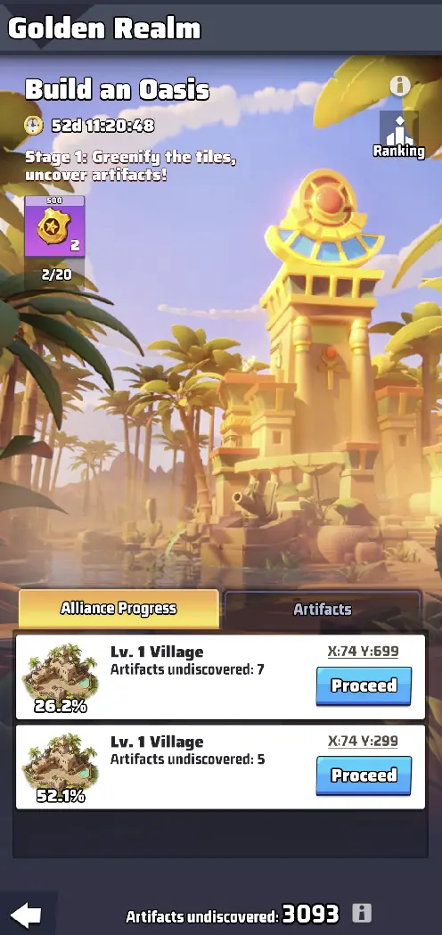 Last War Survival Season 3 Golden Kingdom Build an Oasis
