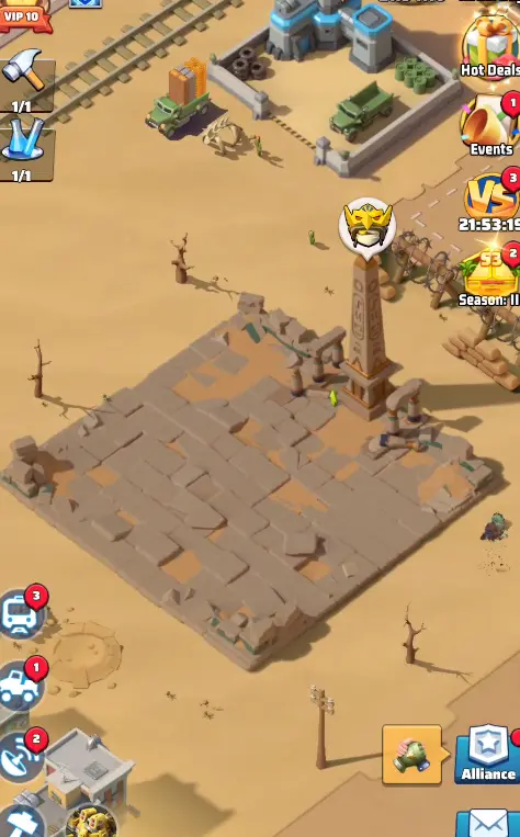 Last War Survival Season 3 Golden Kingdom Building Protectors Field
