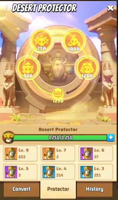 Last War Survival Season 3 Golden Kingdom Desert Protectors Skills