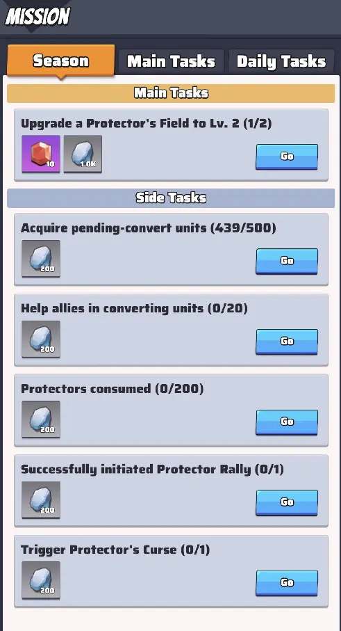 Last War Survival Season 3 Golden Kingdom Quests