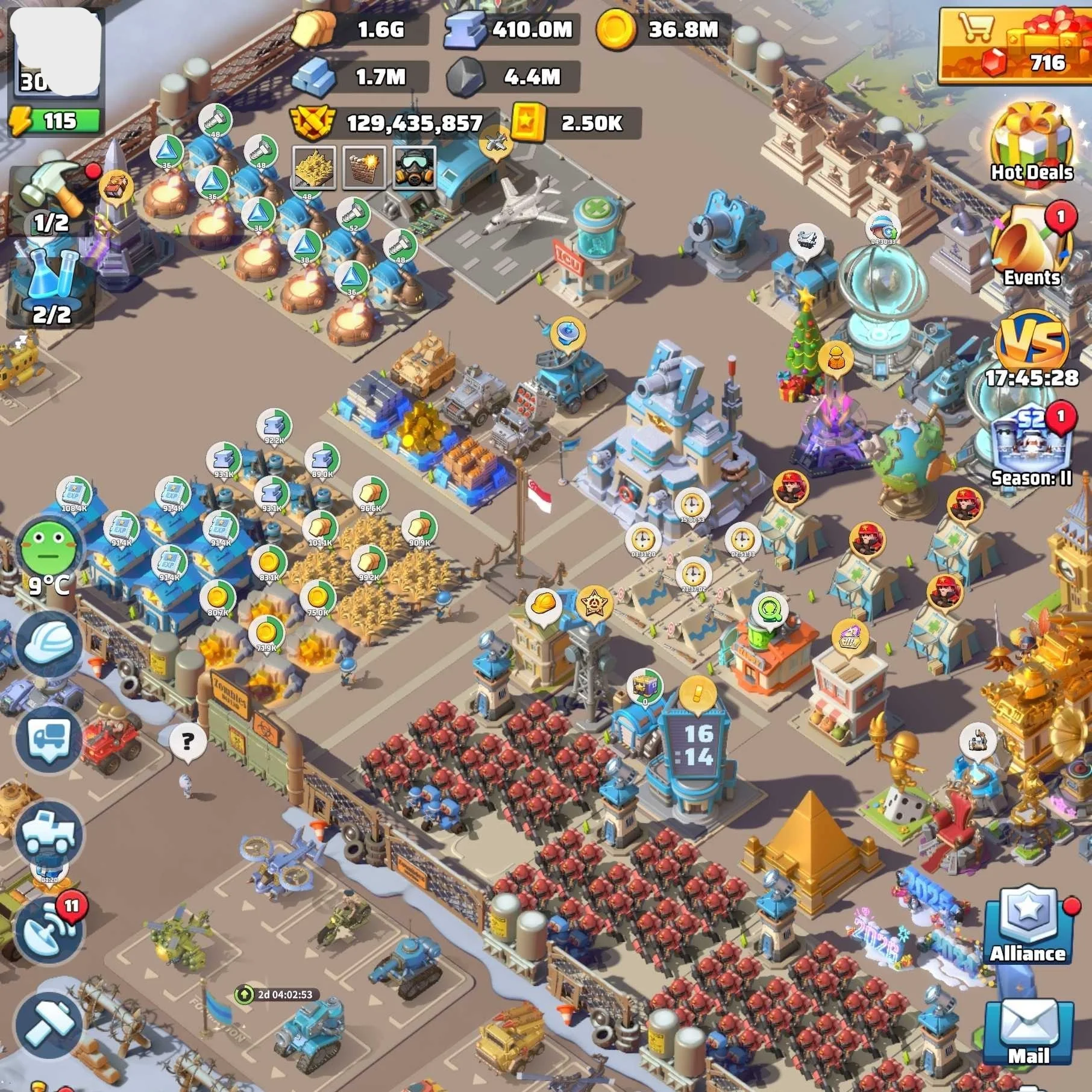 last war account for sale THP 62M
