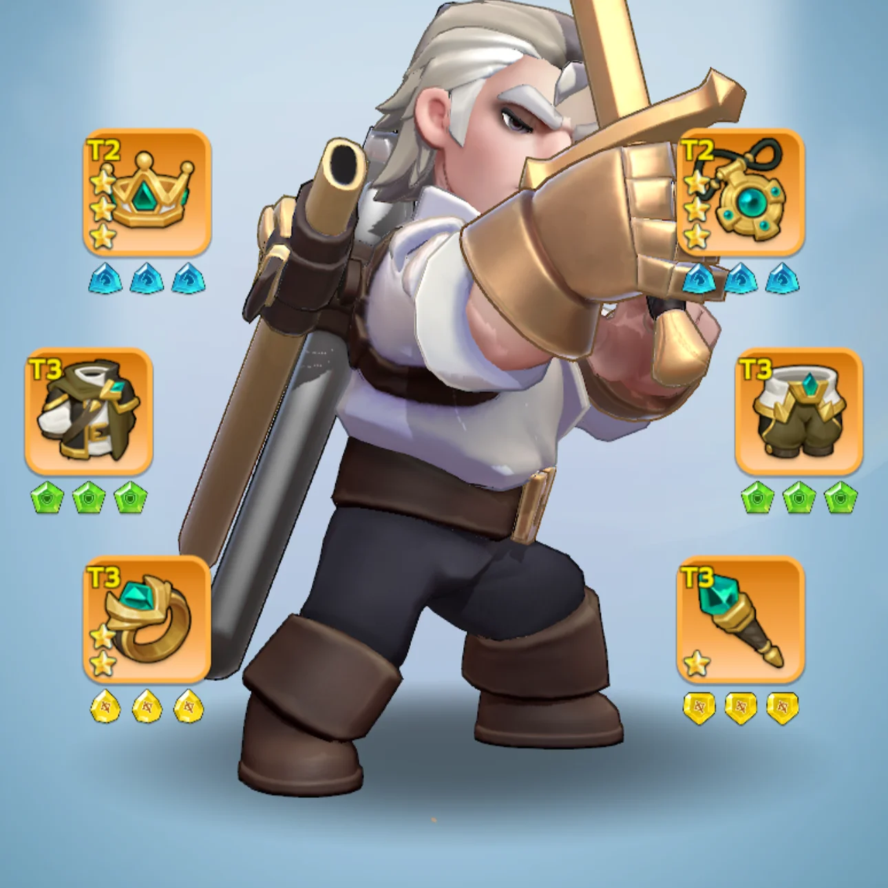 kingshot account for sale with 231M power Middle Account
