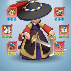 kingshot account for sale with 495M power Whale Account