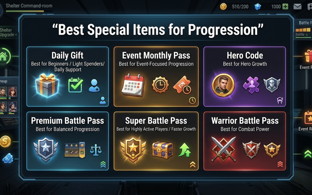Best Last Z Special Items to Buy for Progression