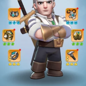 kingshot account for sale with 186M power Middle Account