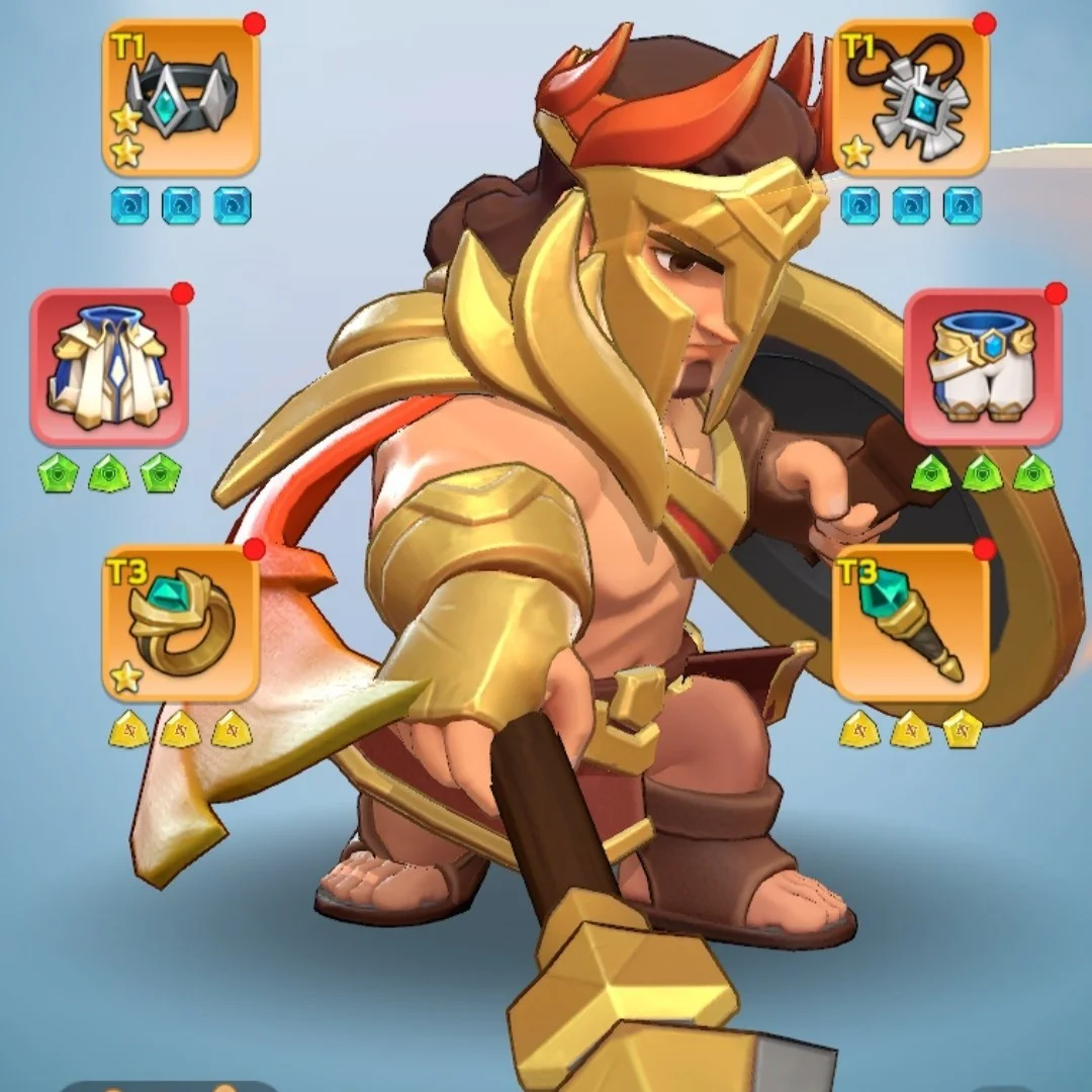 kingshot account for sale with 222M power Medium Account