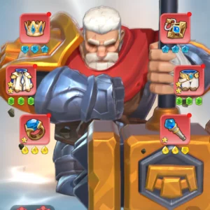 kingshot account for sale with 372M power Whale Account