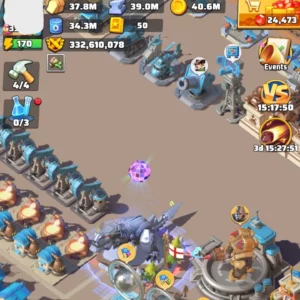 last war account for sale with THP 215M power Whale Account
