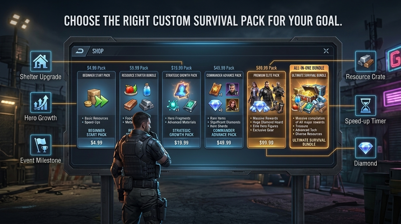 LZ Custom Survival Packs Guide