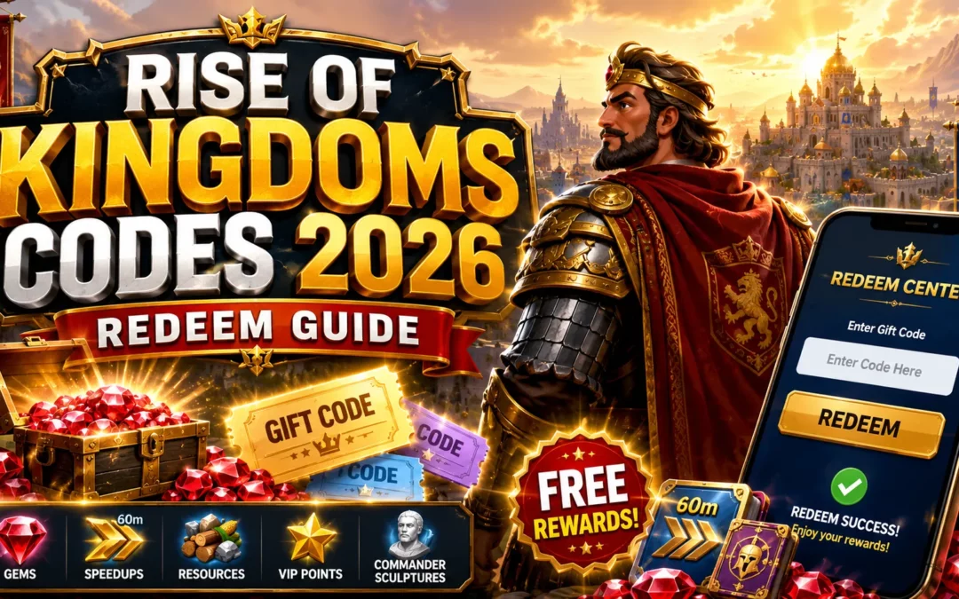 Rise of Kingdoms Codes 2026 and Redeem Guide