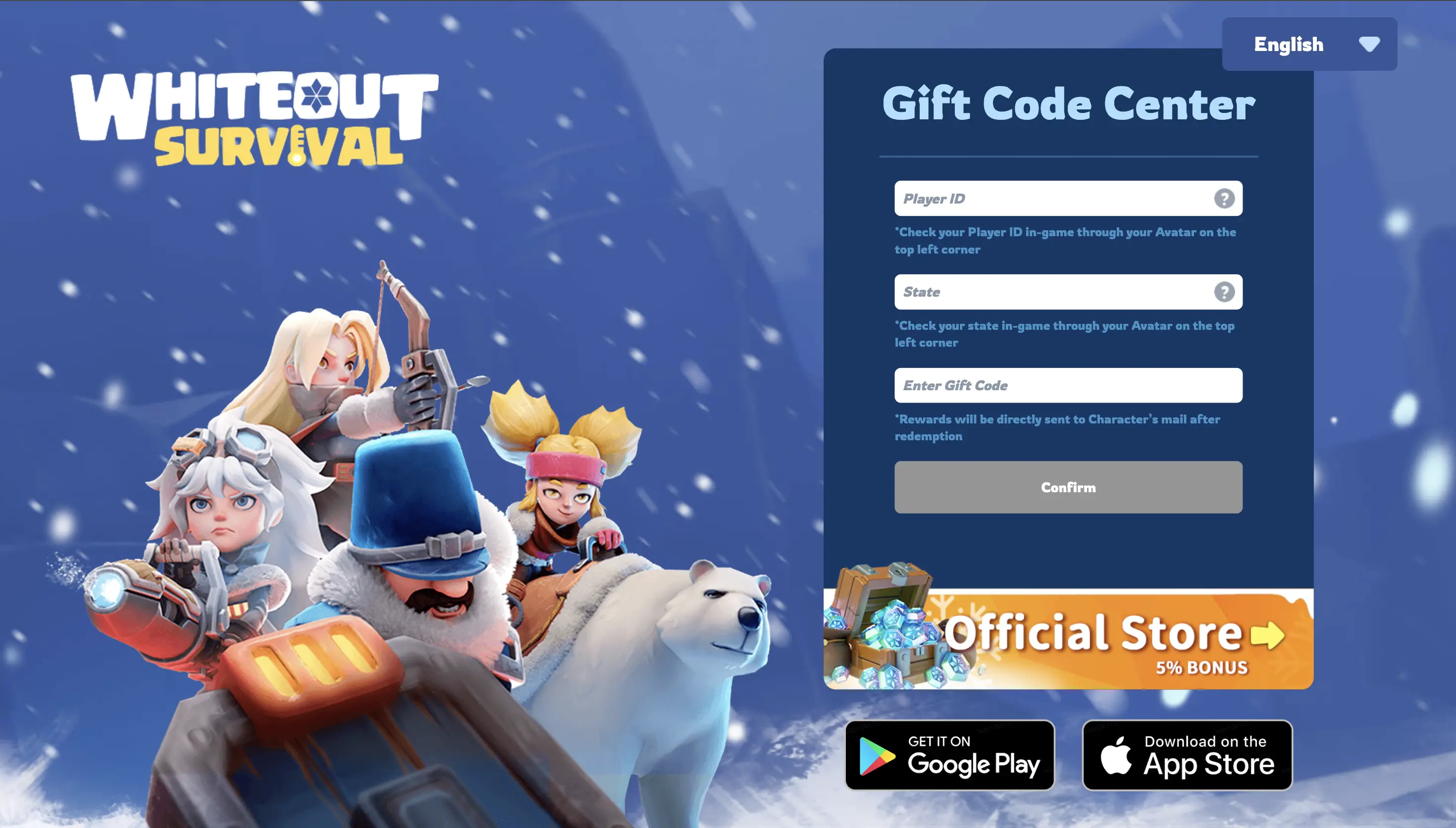 Whiteout Survival Gift Code Center