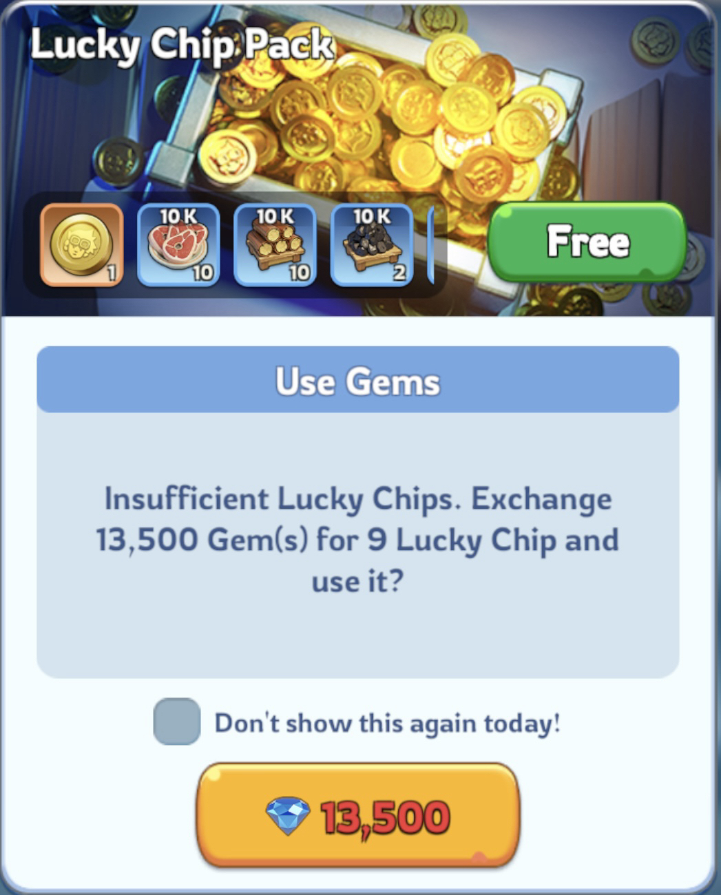 Whiteout Survival Lucky Wheel Lucky Chip Pack Cost 2