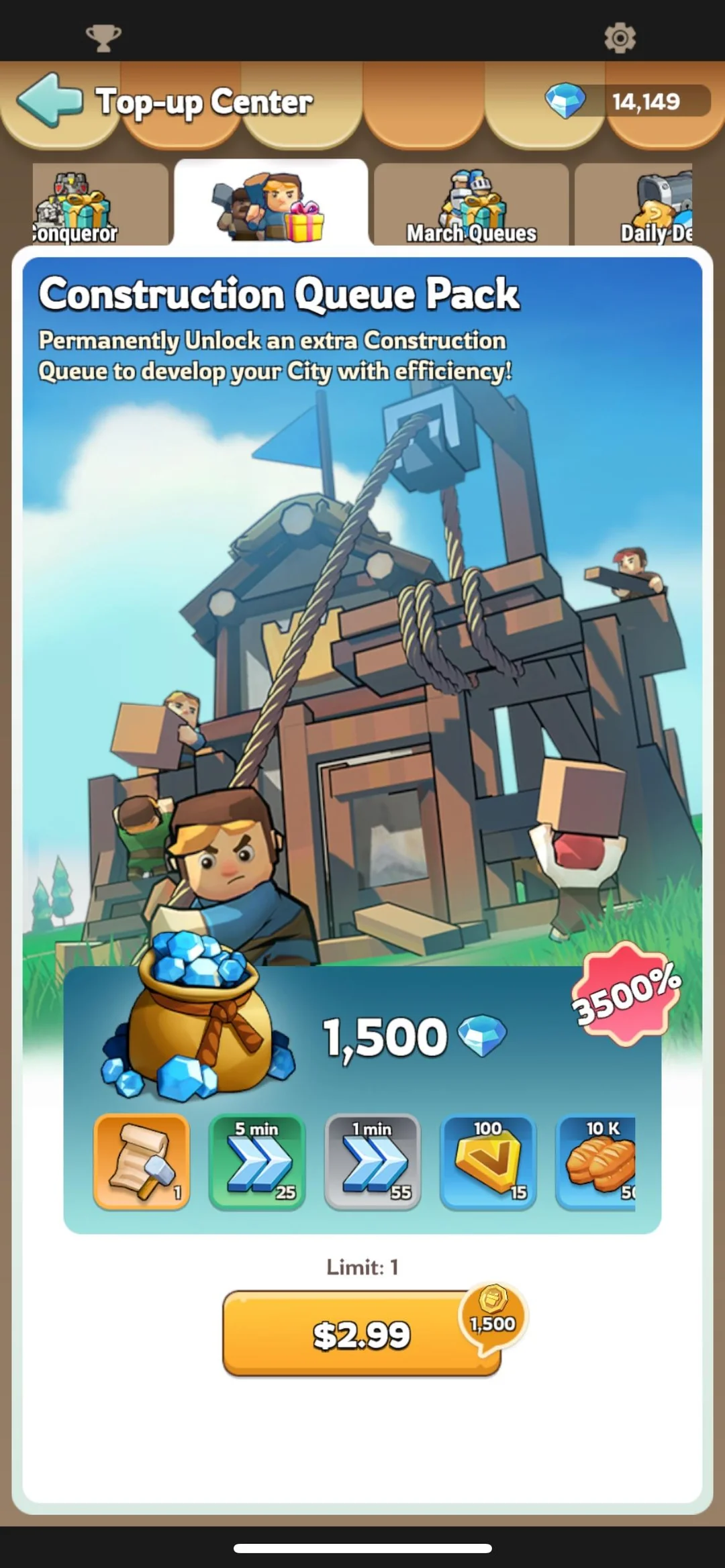 Kingshot Construction March Queues