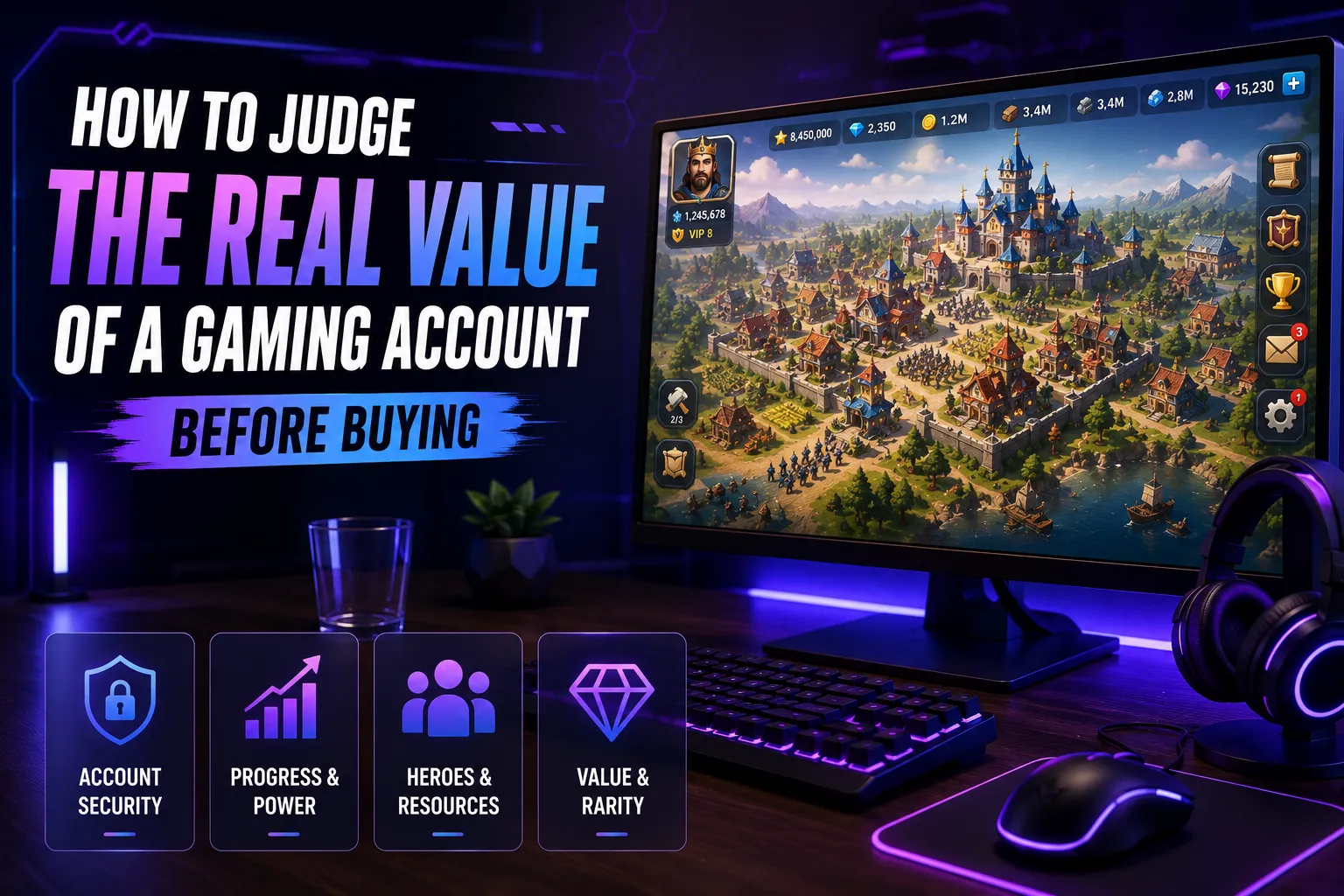 How to Judge the Real Value of a Gaming Account Before Buying