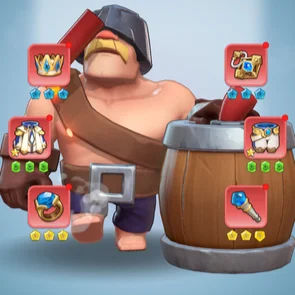 kingshot account for sale with 237M power Whale Account