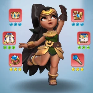 kingshot account for sale with 251M power Whale Account