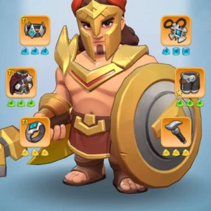 kingshot account for sale with 252M power Starter Account