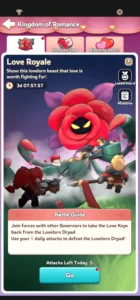 Kingshot Kingdom of Romance Love Royale