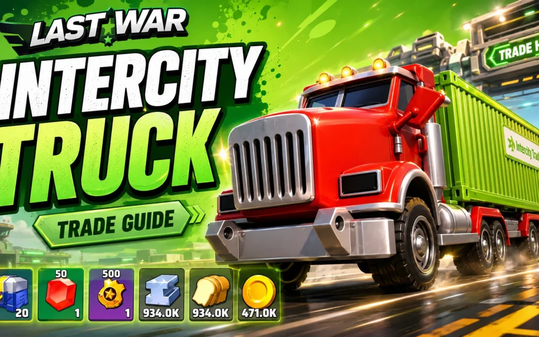 Last War Intercity Truck Guide: Research, Dispatch, Plunder & Rewards