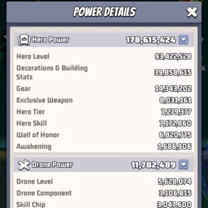 Last war account for sale THP 178M Starter Account