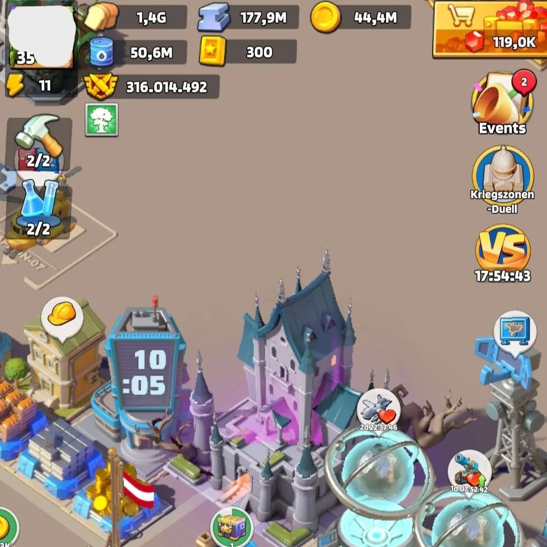 last war account for sale THP169M Starter Account