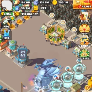 last war account for sale with THP 185M Whale Account