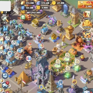 Last war account for sale THP 190M Medium Account