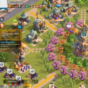 Rise of Kingdoms account for sale with 109M power Whale Account