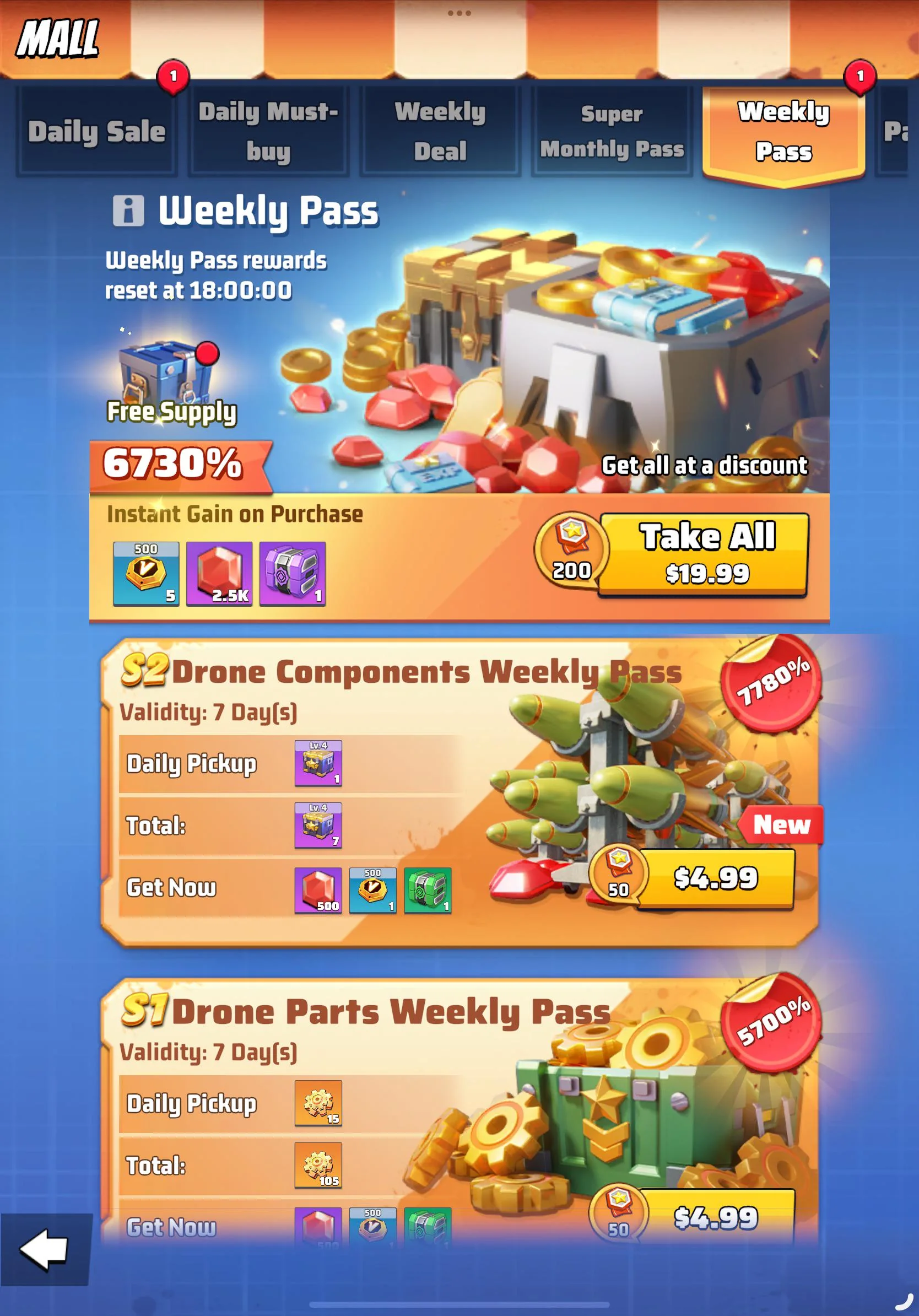 Last War Weekly Pass