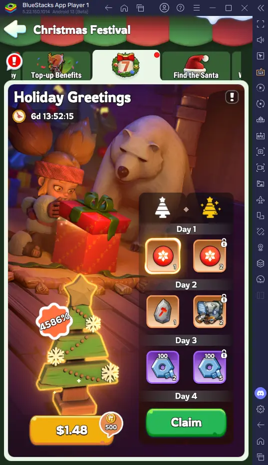 Whiteout Survival Christmas Event Holiday Greeting
