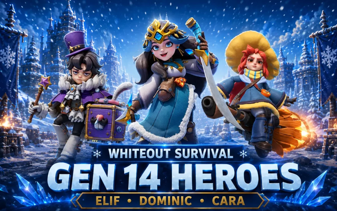 Whiteout Survival Gen 14 Heroes Guide: Elif, Dominic & Cara