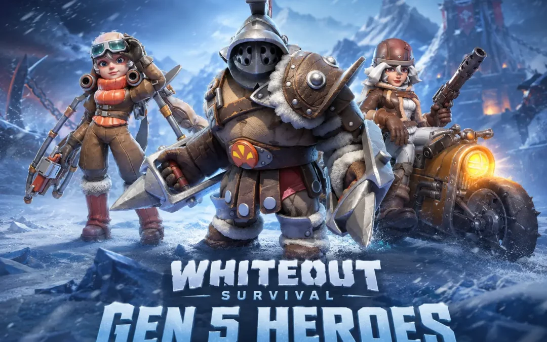 Whiteout Survival Gen 5 Heroes: Hector, Norah, and Gwen