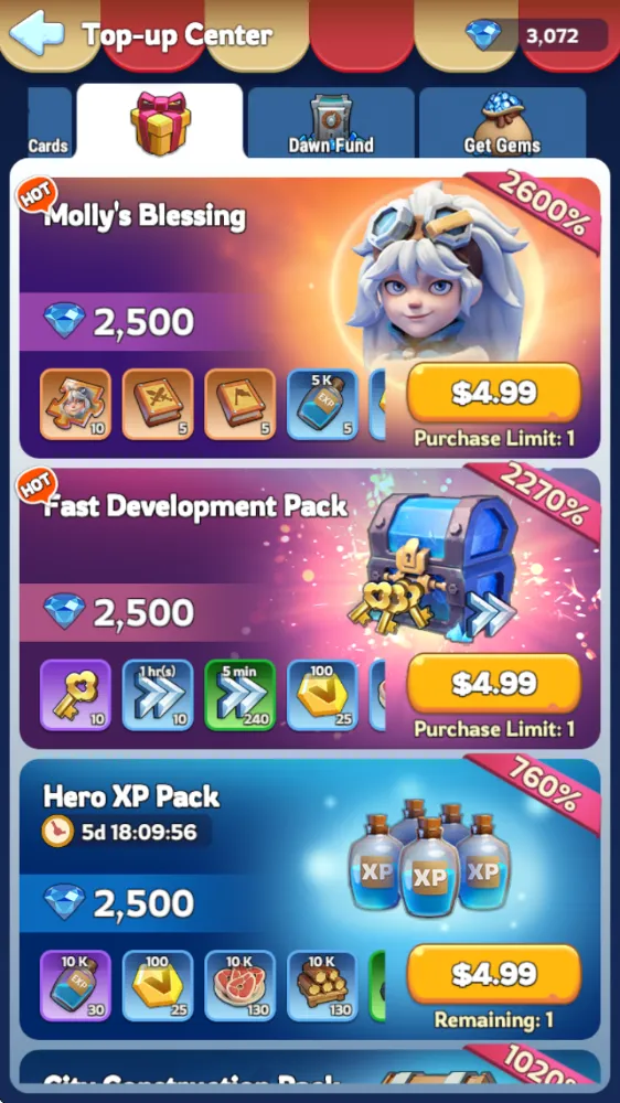 Whiteout Survival bundle option 2