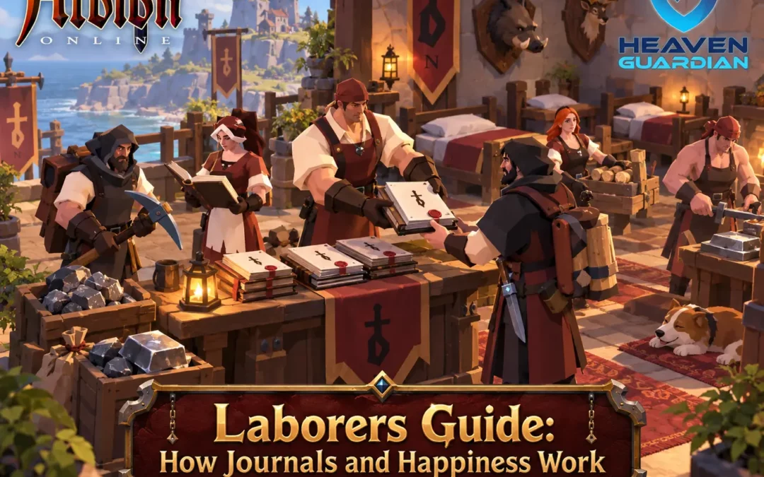 Albion Online Laborers Guide: How Journals and Happiness Work