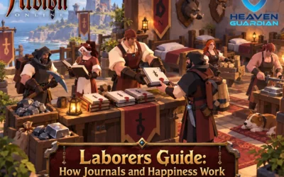 Albion Online Laborers Guide: How Journals and Happiness Work