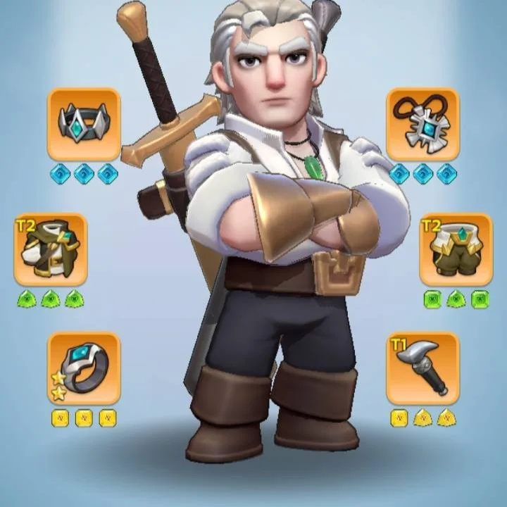 kingshot account for sale with 204M power Starter Account