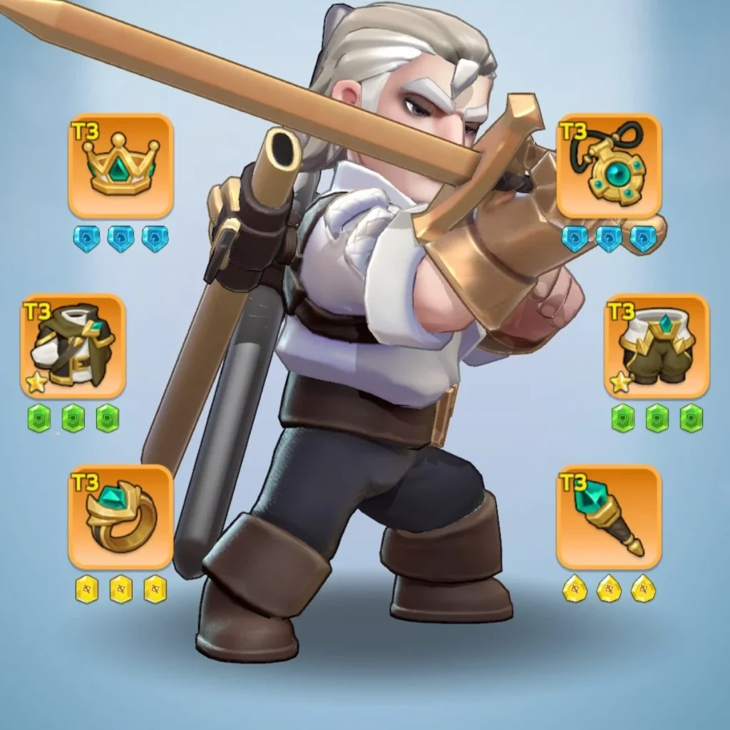 Kingshot account for sale with 280M power Medium Account