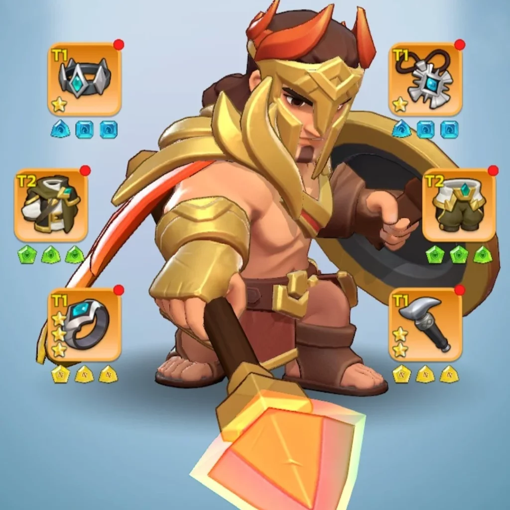 kingshot account for sale with 475M power Starter Account