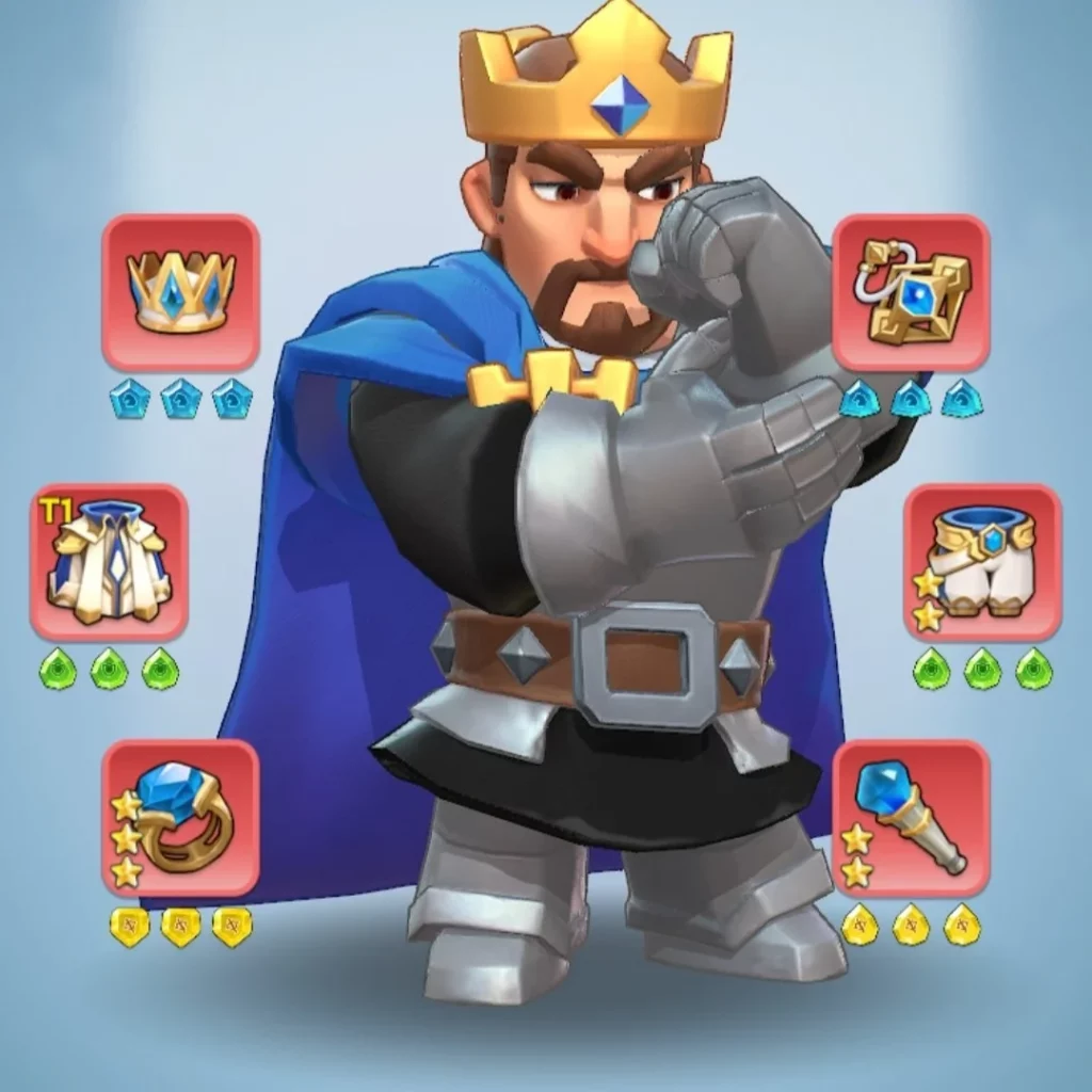 Kingshot account for sale with 595M power Whale Account