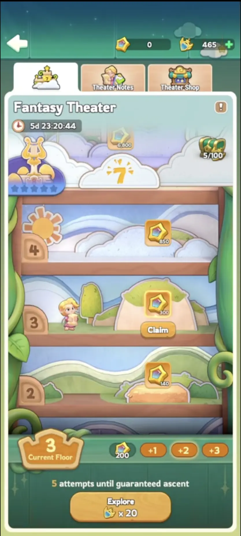 Kingshot Fantasy Theater Guide Event Screen