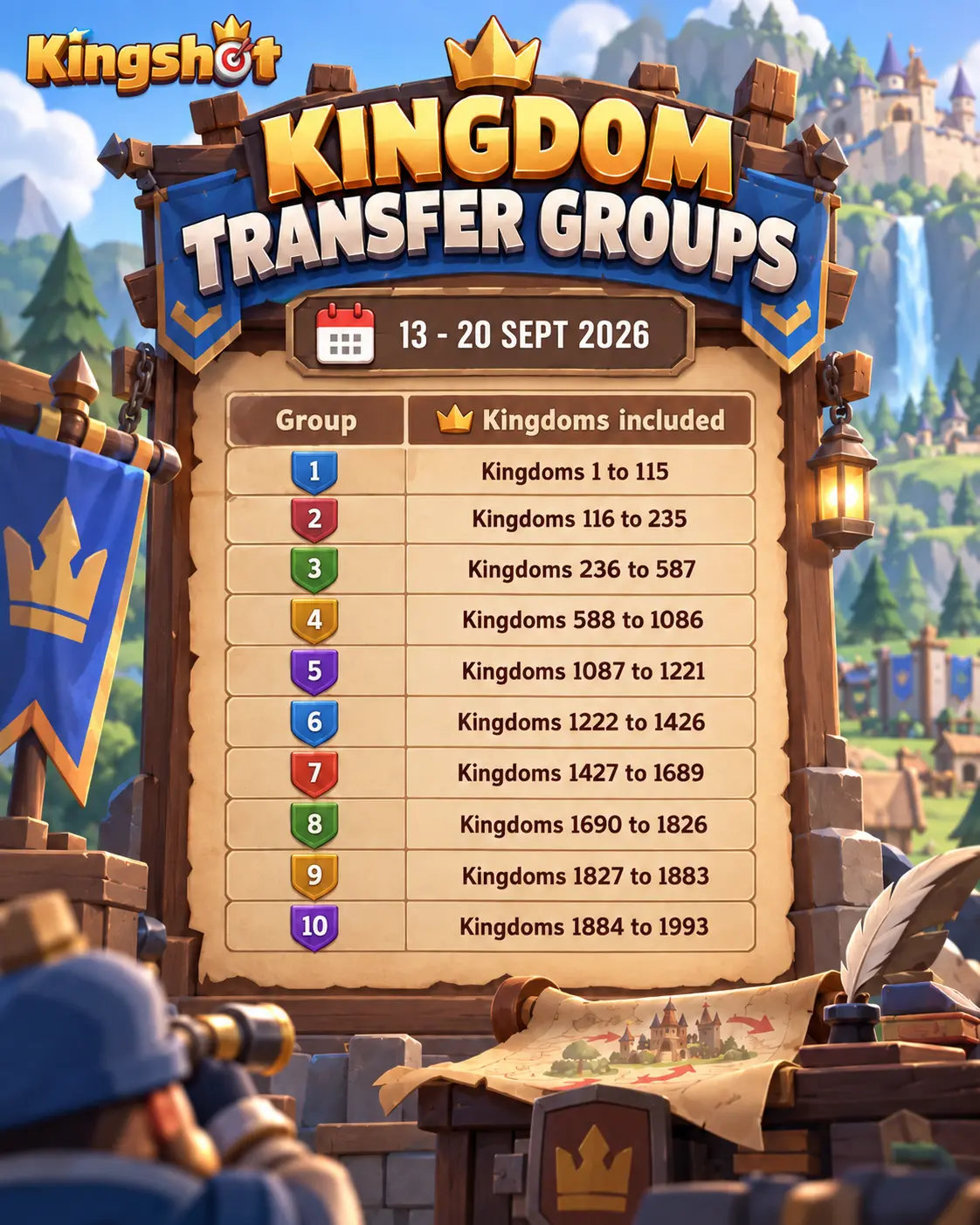 Kingshot Transfer September 2026