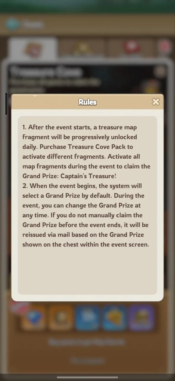 Kingshot Treasure Cove Rules